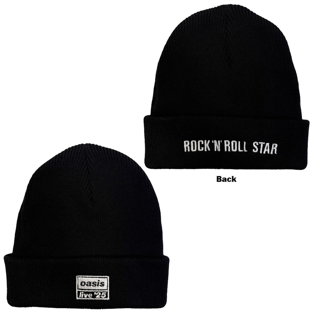 OASIS - (映画「オアシス:ドント・ルック・バック・イン・アンガー」公開 ) - Beanie Hat Live 25 / Black